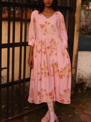 Pink bloom dress