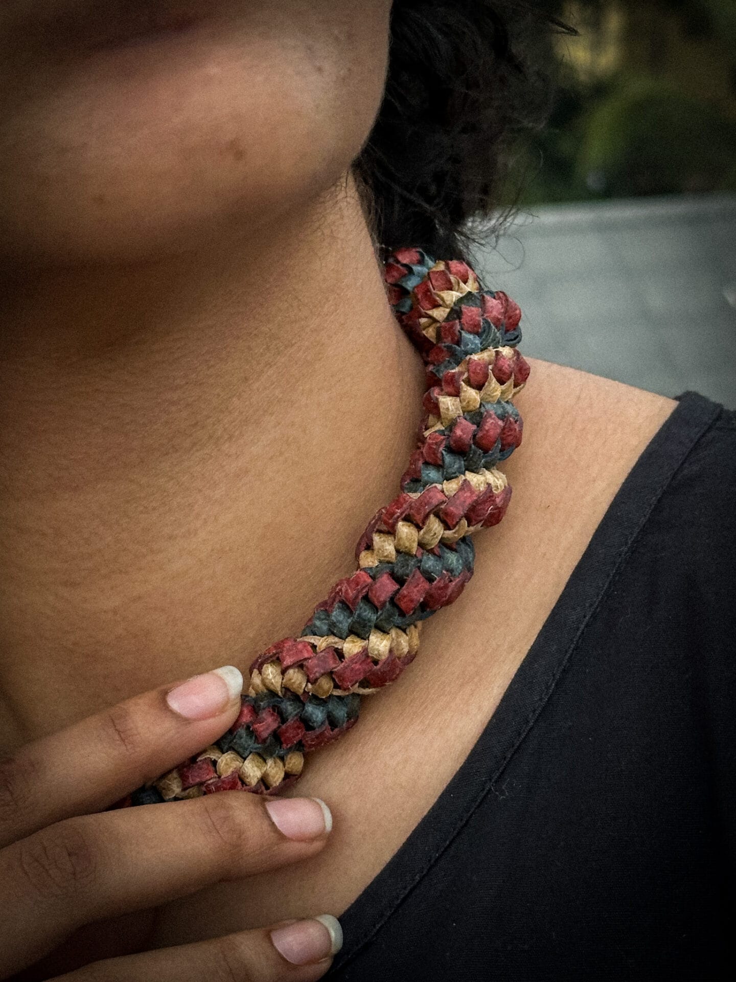 Koodai Spiral Knot choker - Image 2
