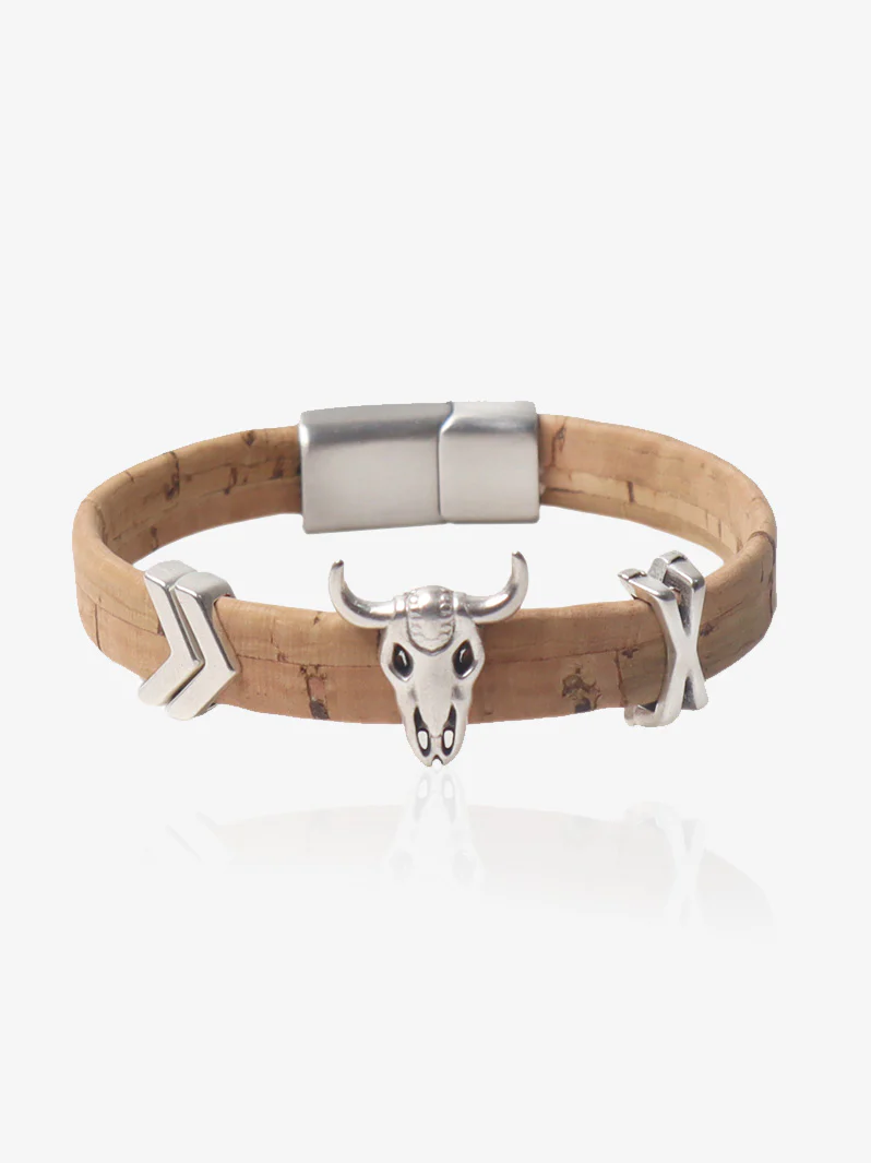 Vegan Cork Wilde Beast Mens Bracelet - Image 3