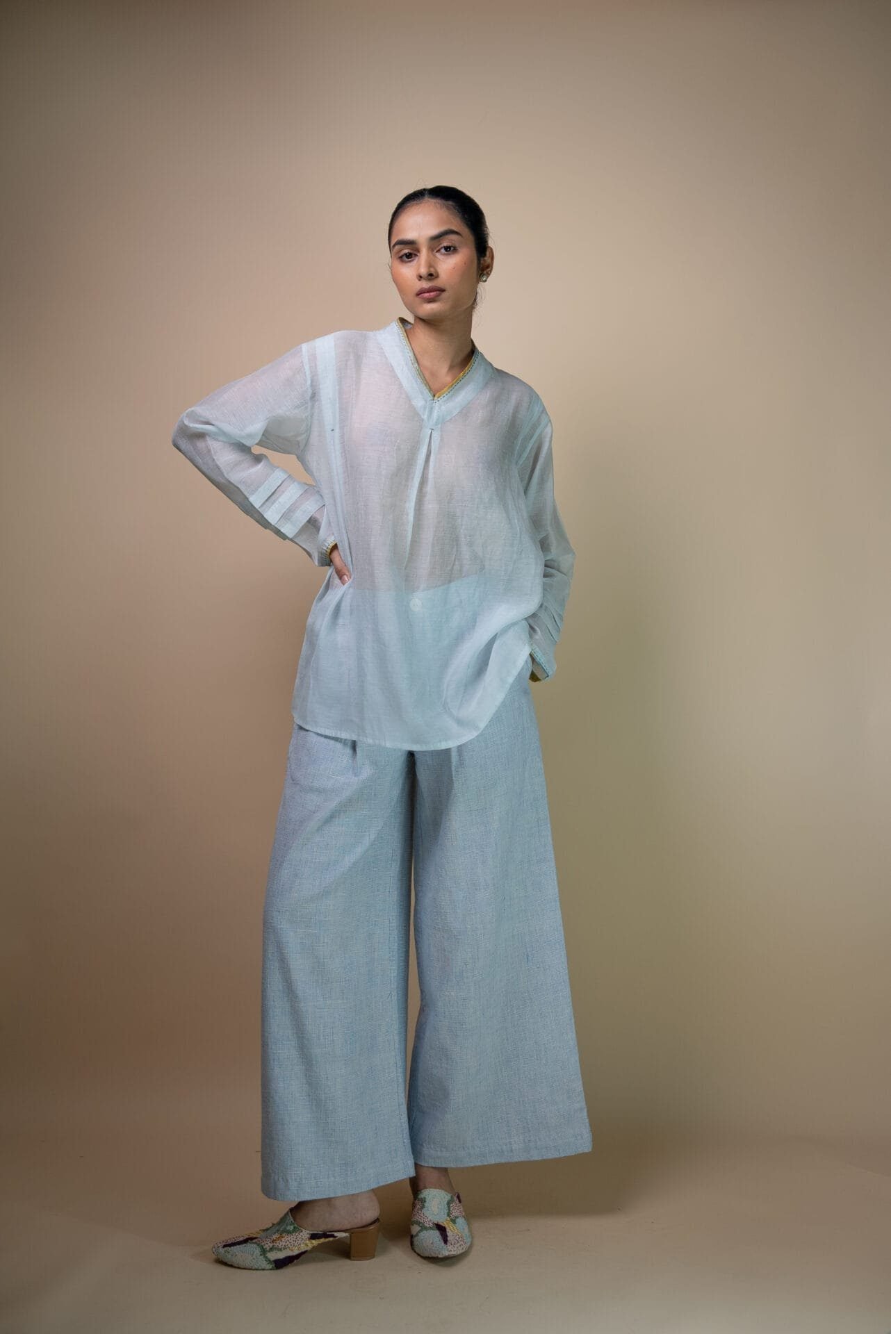 Meadows Unisex Chanderi Shirt