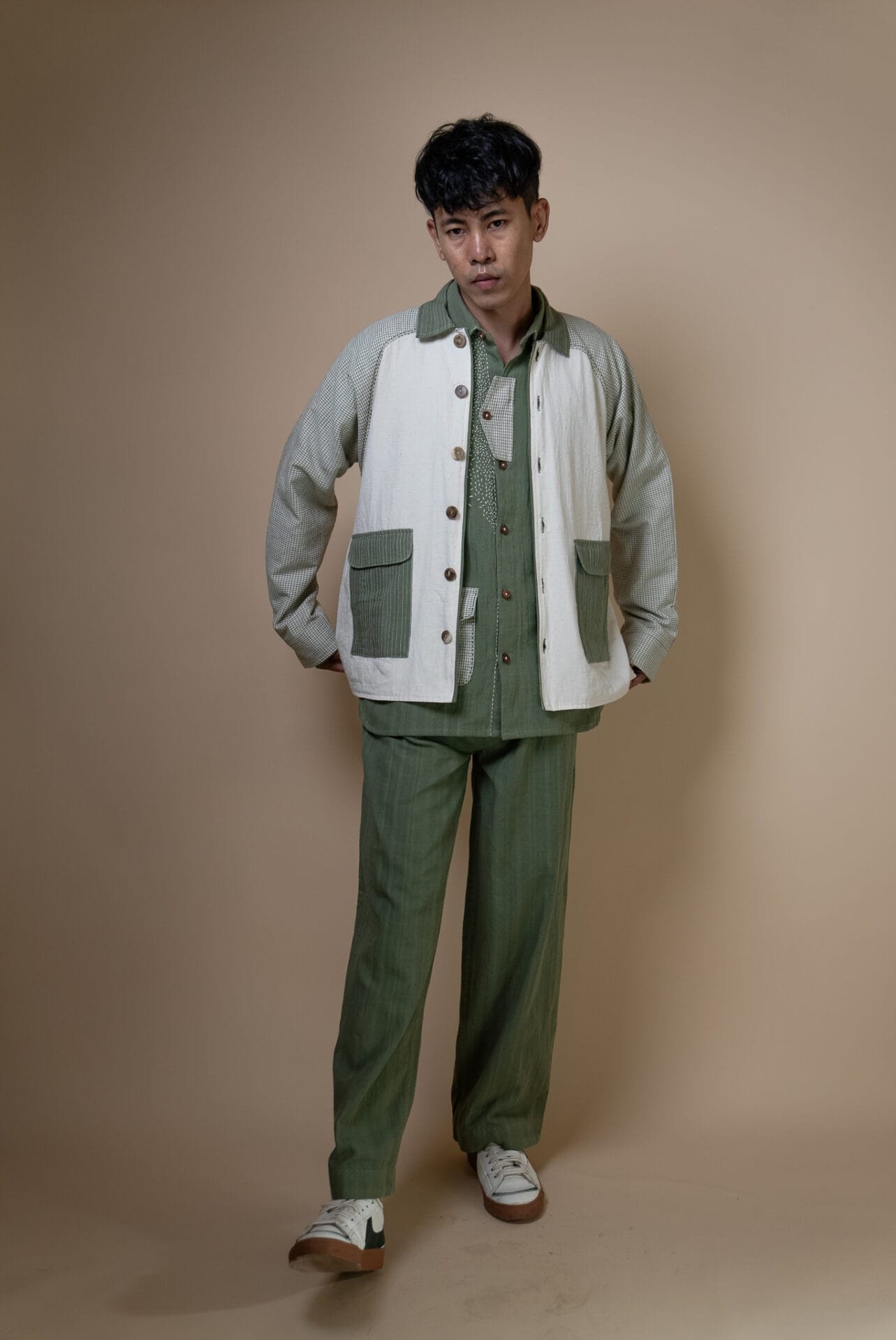 Meadows Unisex Colour Blocked Shirt