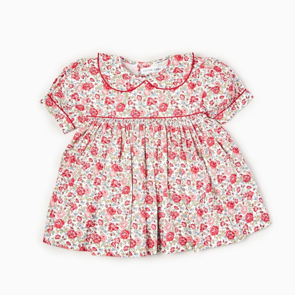 Ditsy Red Roses Dress