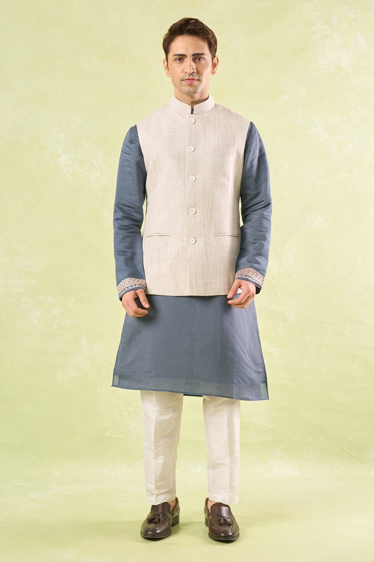 White Textured Jacket