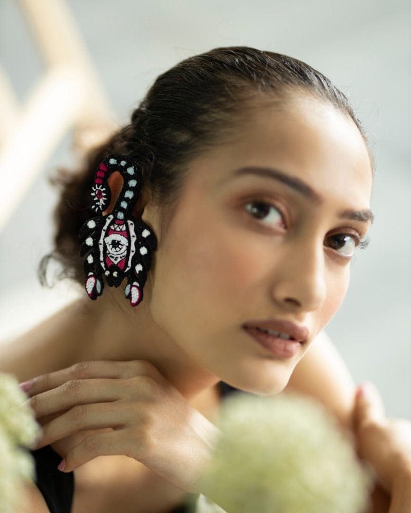 Damn! Handmade scorpio earrings