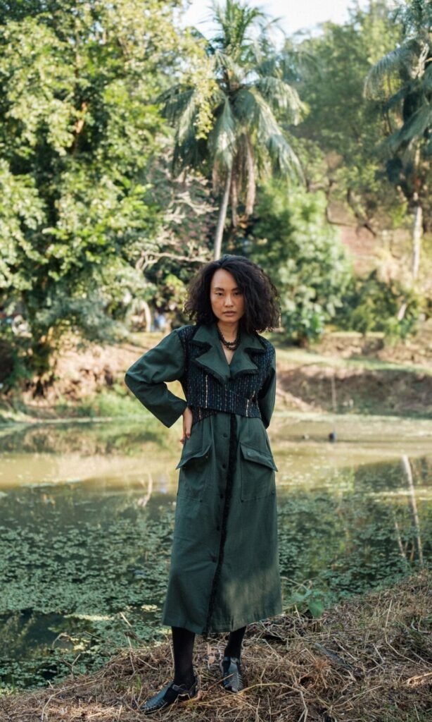 Handwoven Copenhagen Trench –