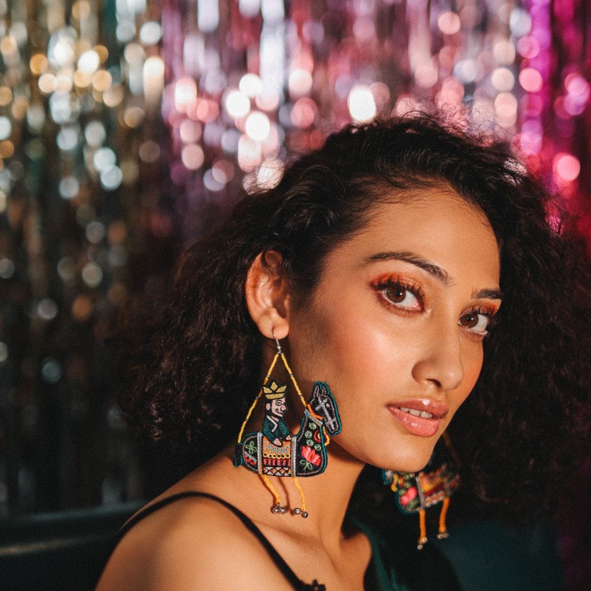 Kokum handmade puppet earrings