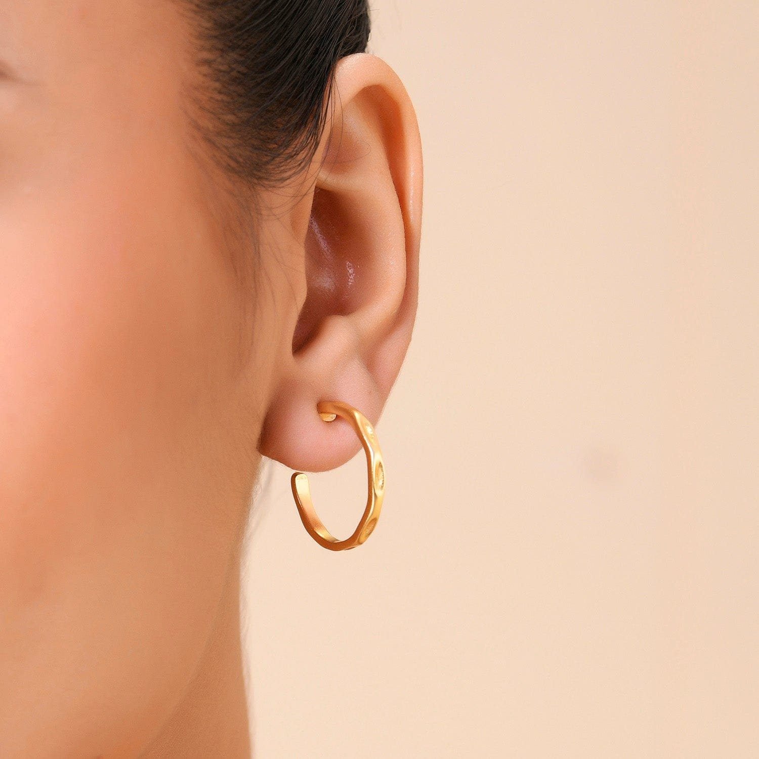 Deconstructed Hoop Earrings for Wom