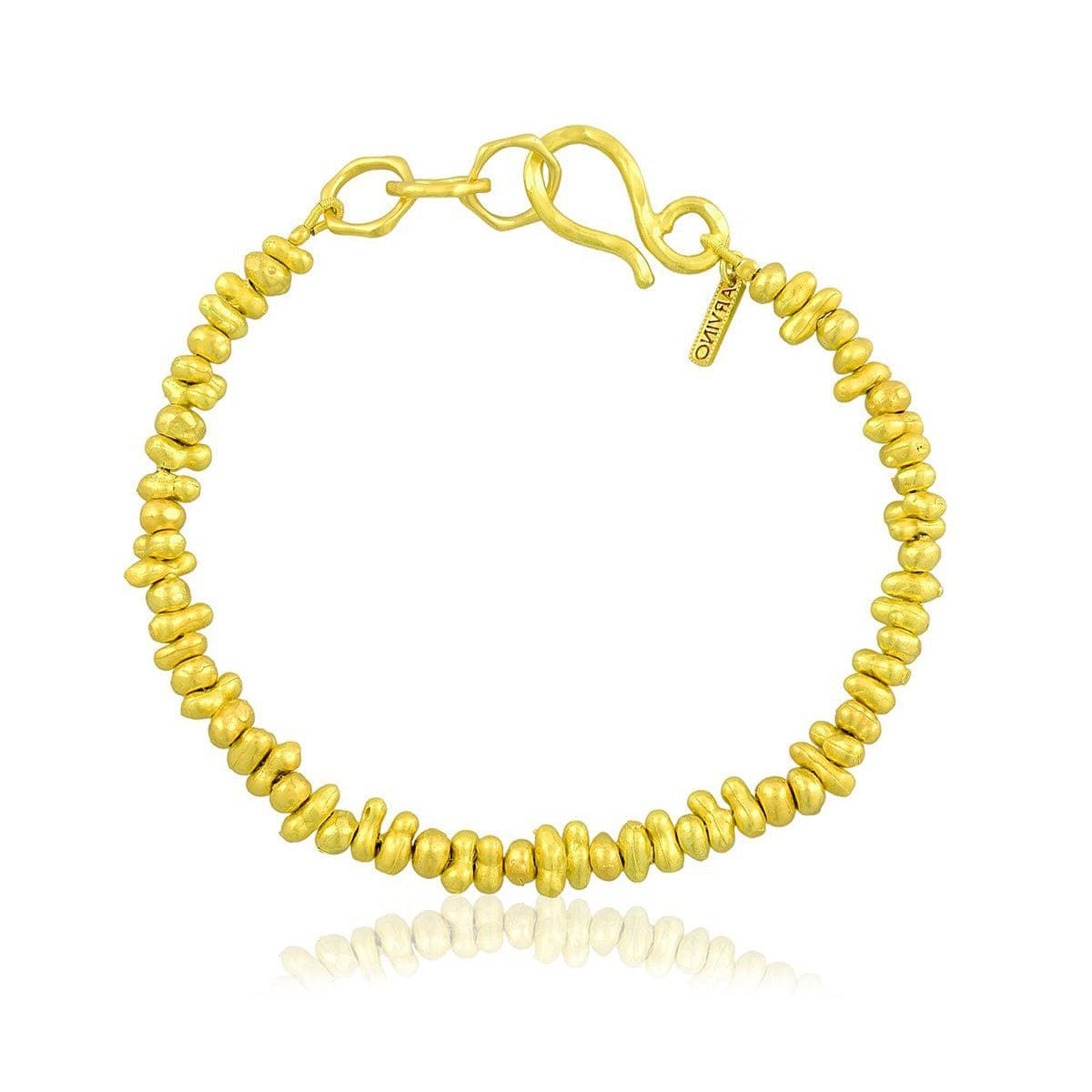 Molten Amorphous Bead Bracelet for