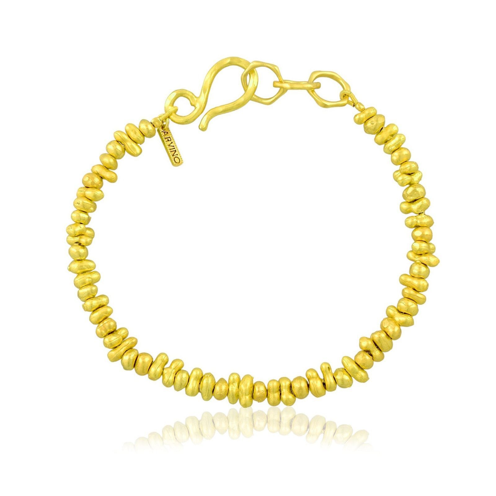 Molten Metal Beaded Anklet (Single