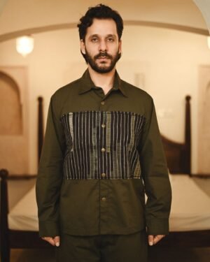 Upcycled Hunza Shirt - Green