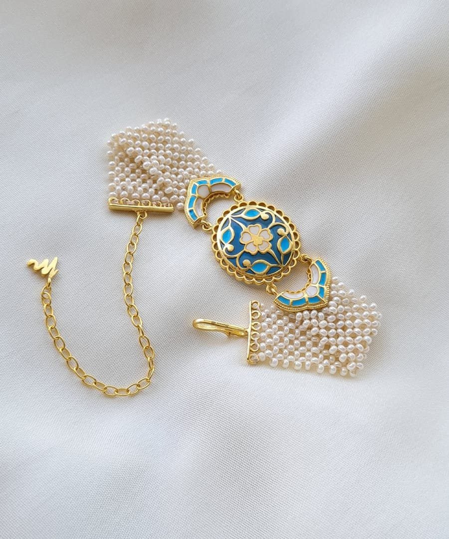 Feroza Meher Pearl Bracelet
