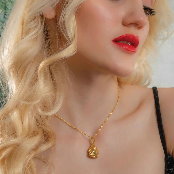 Rocky Relic Necklace – Handmade 22K