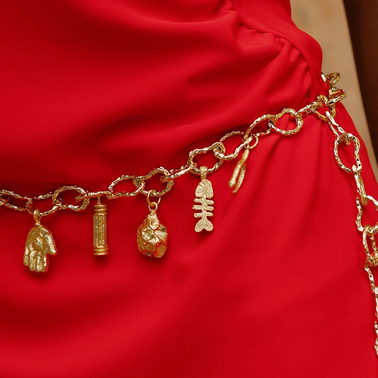 Rocky Relic Textured Charm - 22KT R