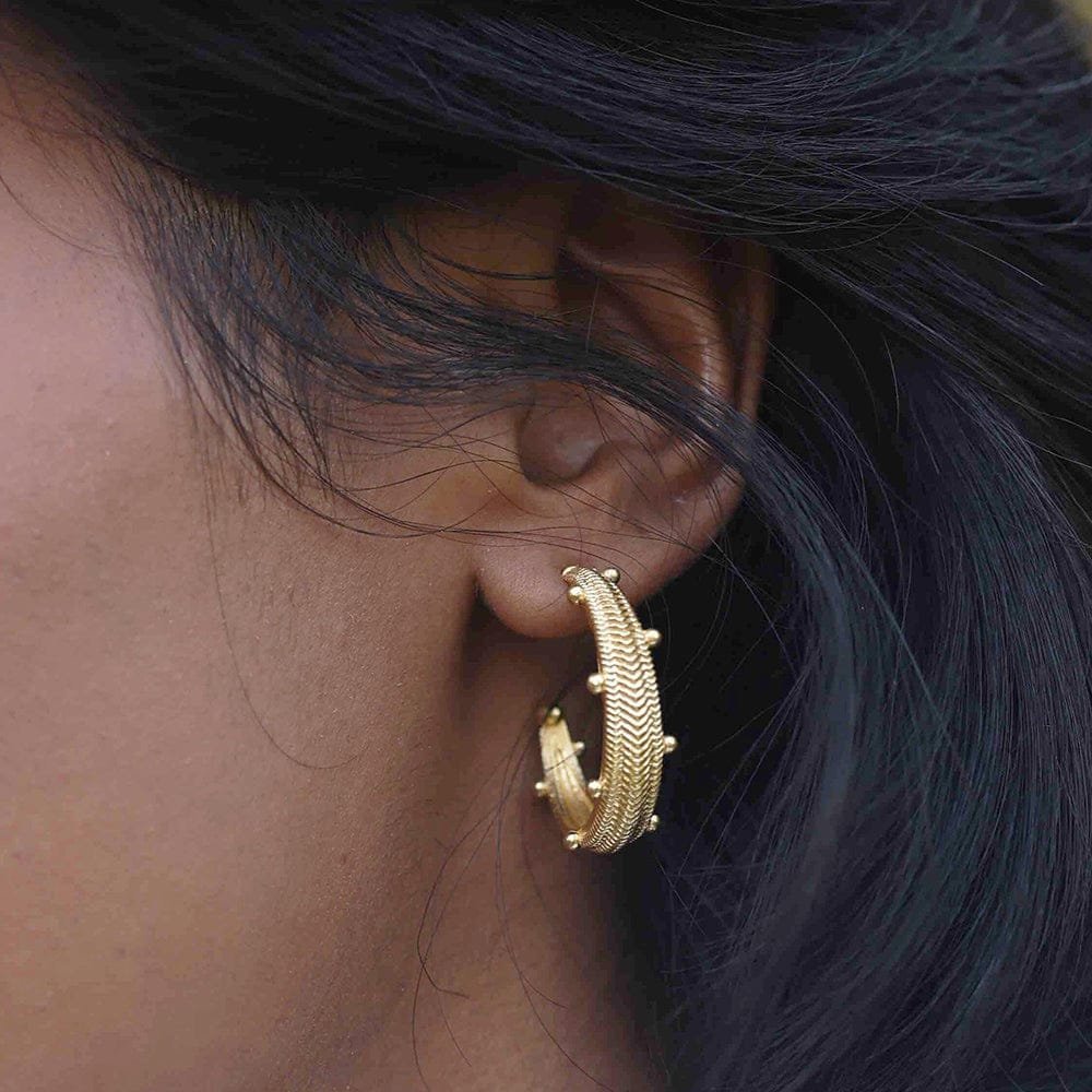 Dew Drops Hoop Earrings for Women a