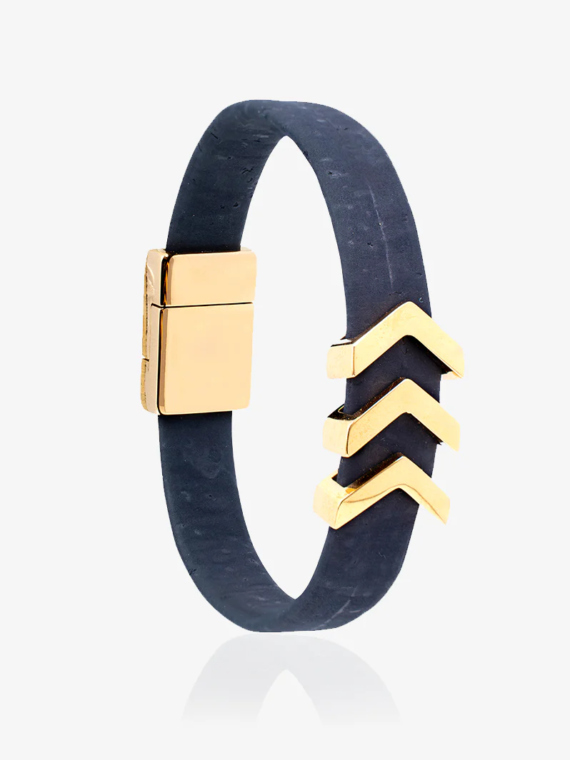 Rise Mens Bracelet in Navy Blue and