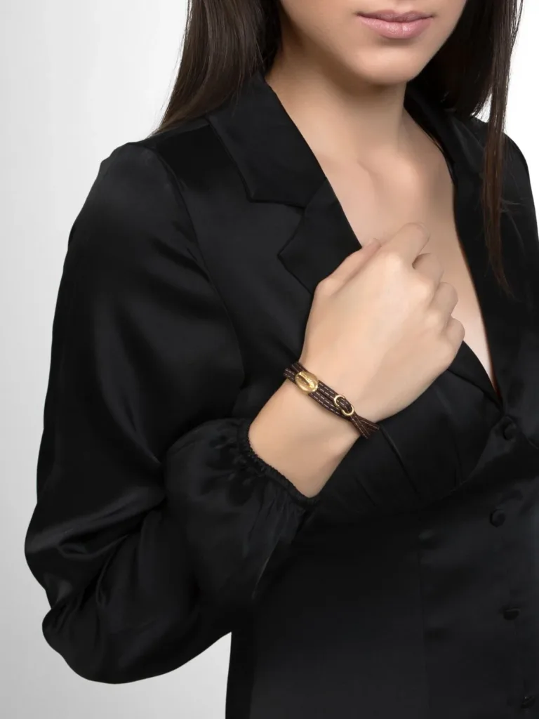 Cowrie Shell Layered Cork and 18k G