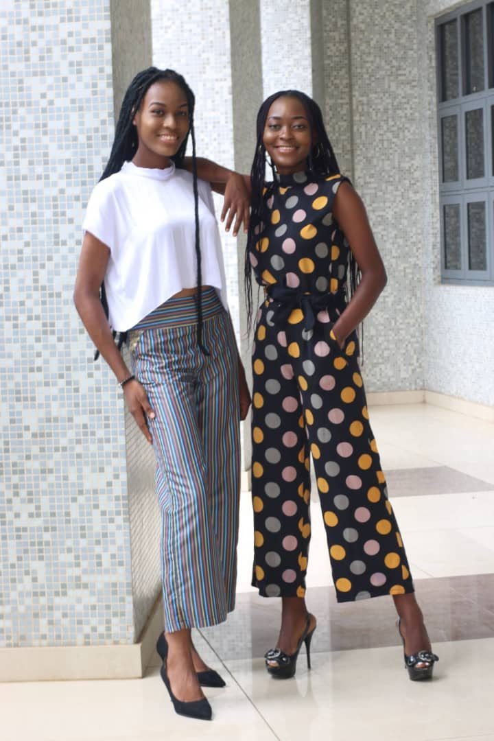 Palazzo pant and crop top