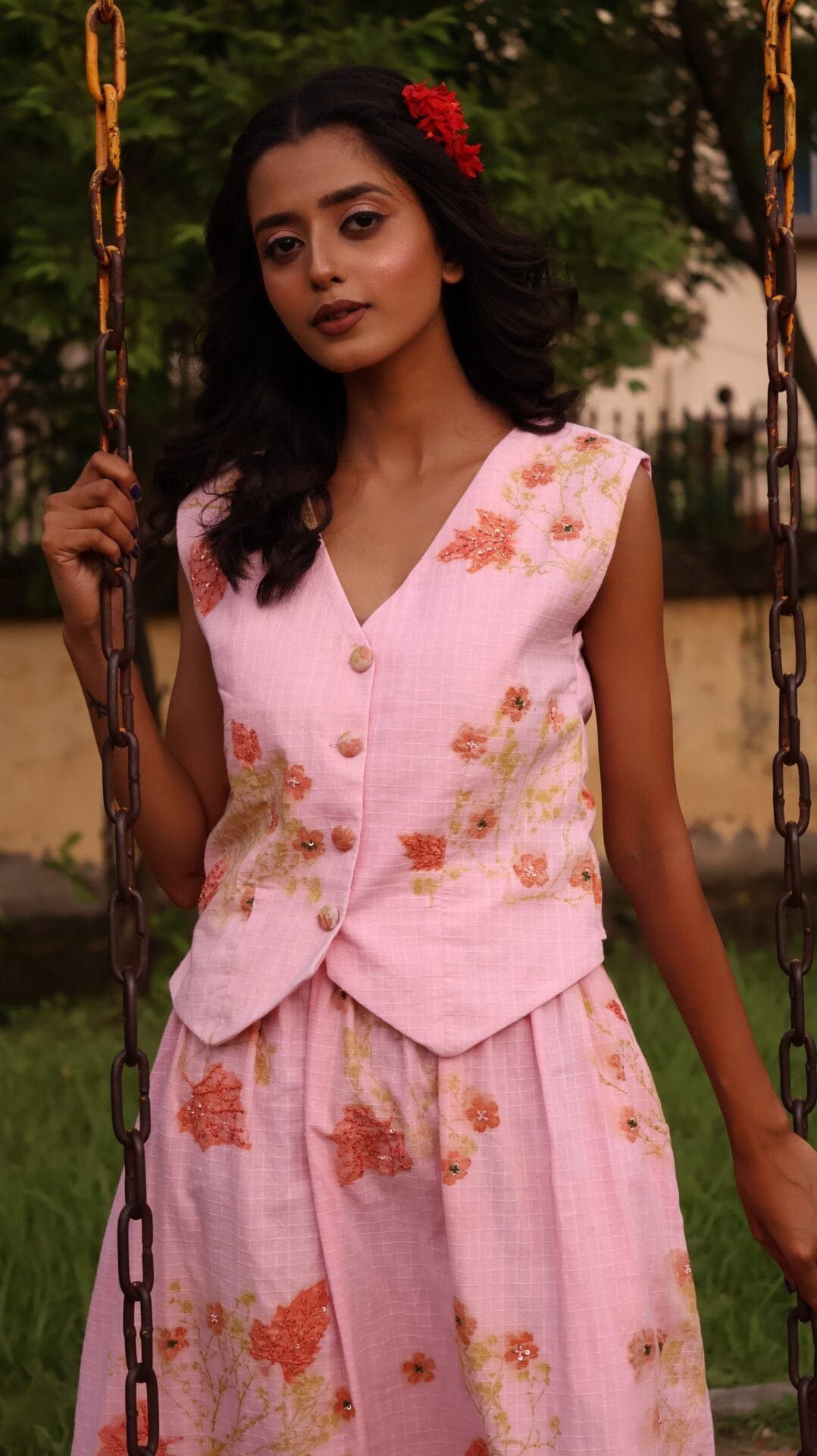 Pink bloom coord set