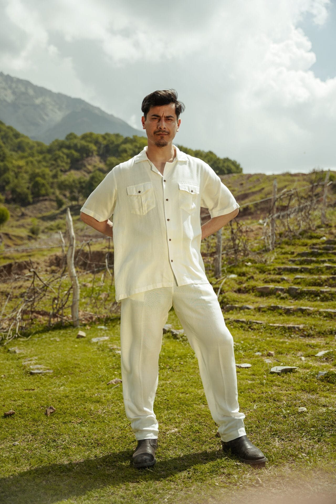 Lotus Silk Resort Shirt