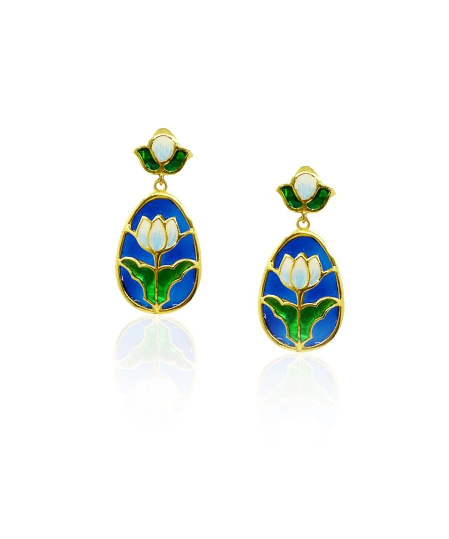 Aks Lotus Earrings