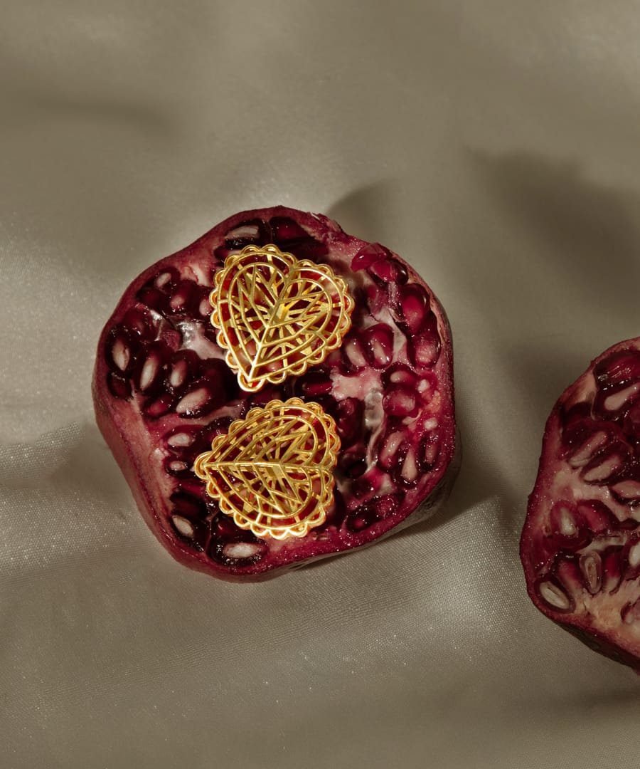 Rakaan Heart-Shaped Minimal Studs