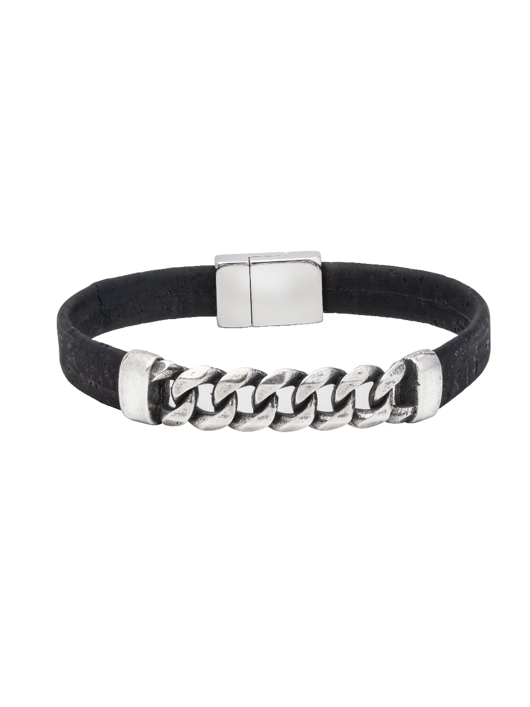 SteelLink Elegance Cork Bracelet